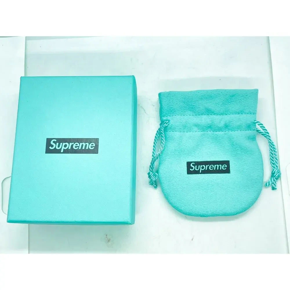 Tiffany & Co. X Supreme Box and Pouch Packaging Set